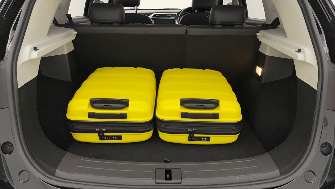 Boot Inside View with Luggage