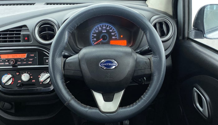 2018 Datsun Redi Go S, Petrol, Manual, 78,053 km, Steering Wheel Close Up