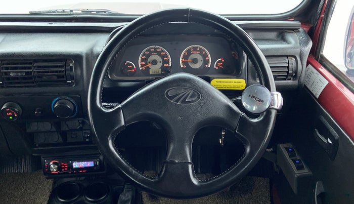 2014 Mahindra Thar CRDE 4X4 BS IV, Diesel, Manual, 68,629 km, Steering Wheel Close Up