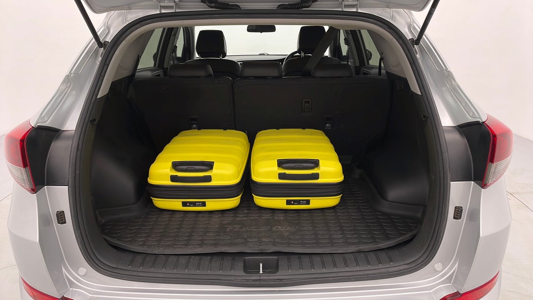 Boot Inside View with Luggage