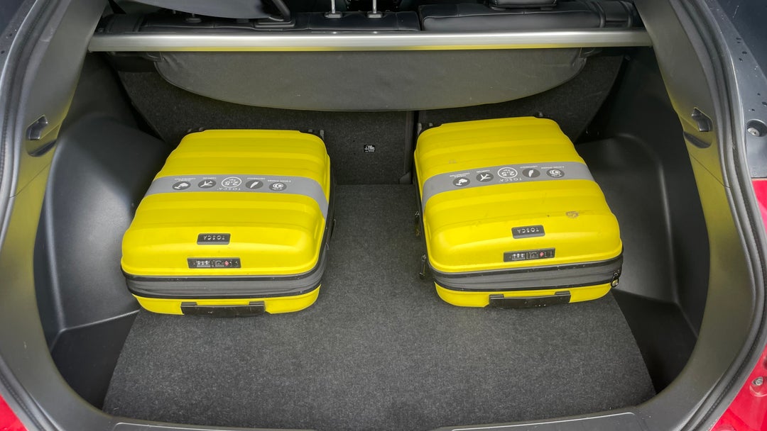 Boot Inside View with Luggage