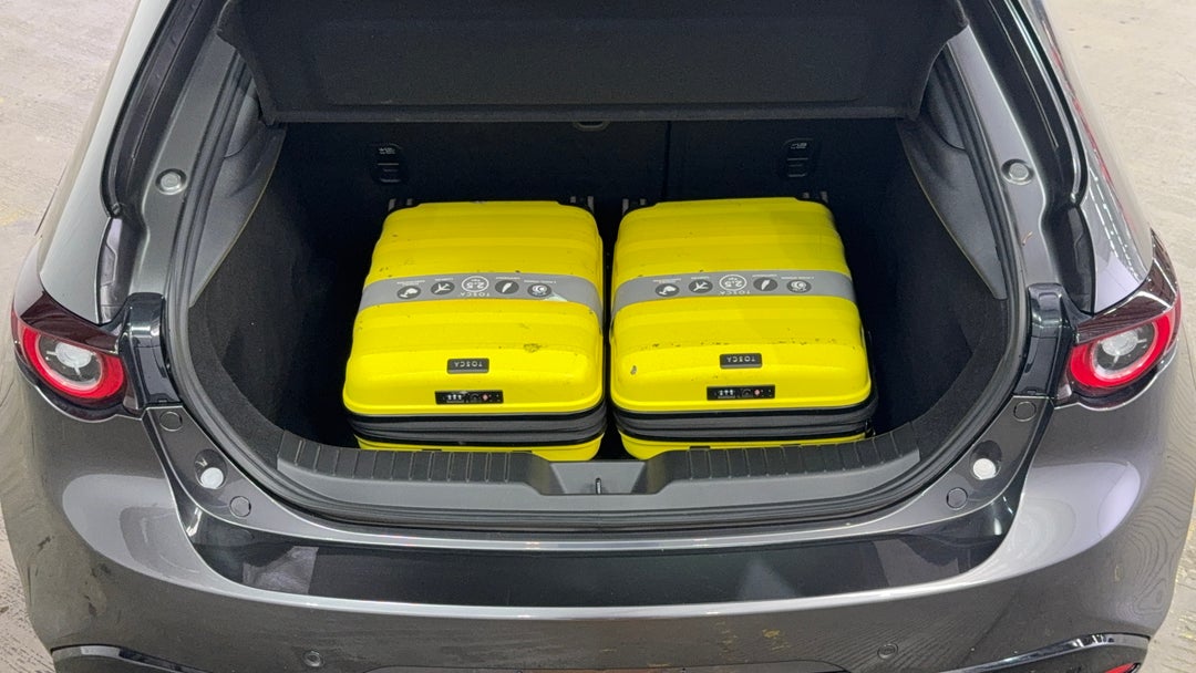 Boot Inside View with Luggage