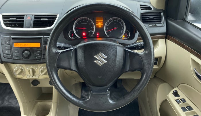 2013 Maruti Swift Dzire VXI, Petrol, Manual, 72,822 km, Steering Wheel Close Up