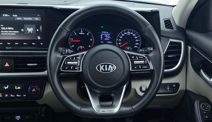 2019 KIA SELTOS HTX 1.5 DIESEL, Diesel, Manual, 24,971 km, Steering Wheel Close Up