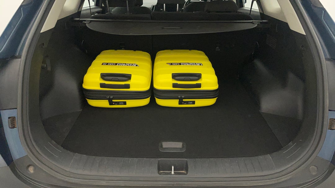 Boot Inside View with Luggage