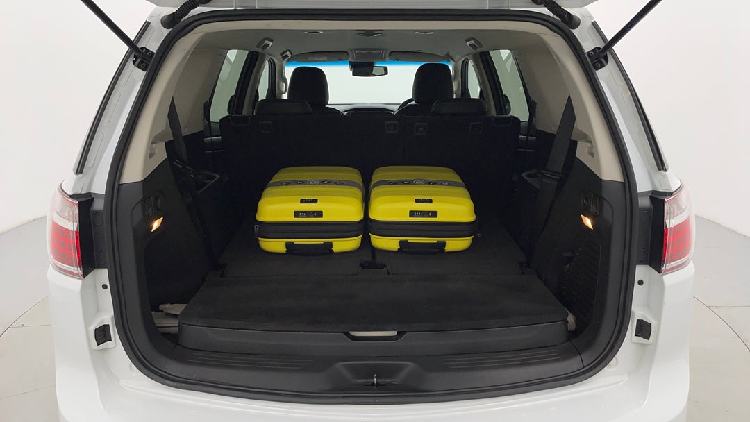 Boot Inside View with Luggage