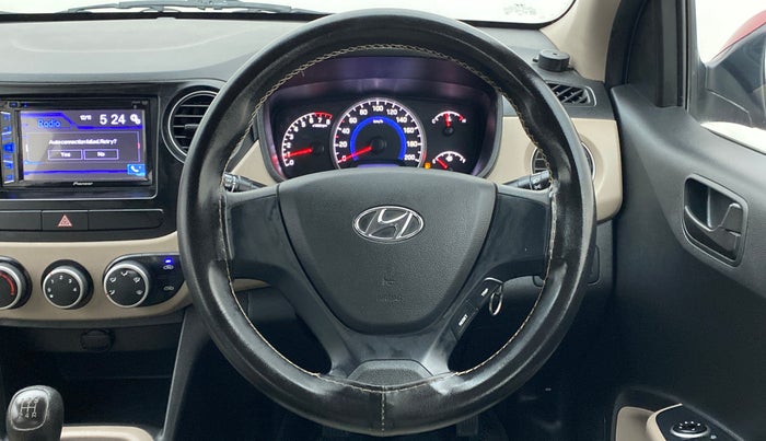 2017 Hyundai Grand i10 MAGNA 1.2 VTVT, Petrol, Manual, 33,798 km, Steering Wheel Close Up