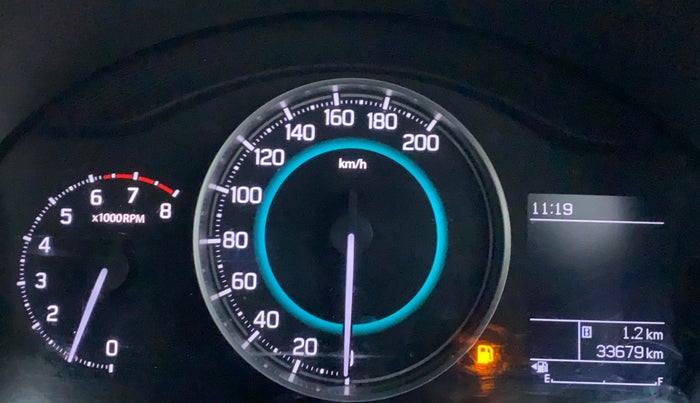 2018 Maruti IGNIS DELTA 1.2 K12, Petrol, Manual, 33,963 km, Odometer Image