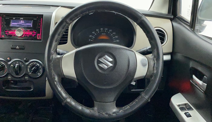 2015 Maruti Wagon R 1.0 LXI CNG, CNG, Manual, 88,799 km, Steering Wheel Close Up
