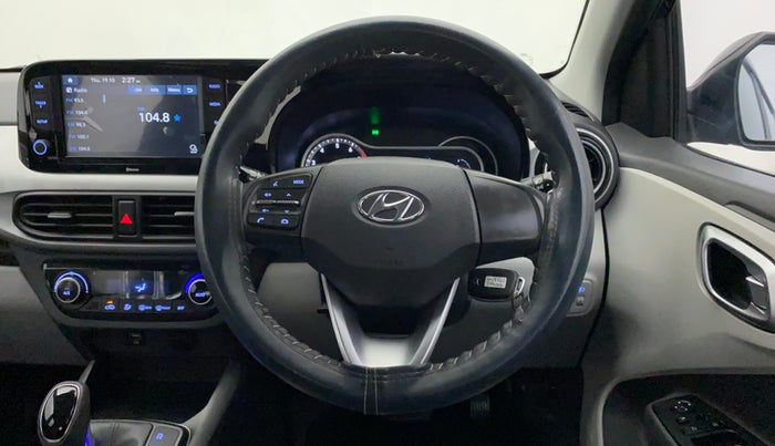 2020 Hyundai GRAND I10 NIOS SPORTZ AMT 1.2 KAPPA VTVT, Petrol, Automatic, 12,815 km, Steering Wheel Close Up