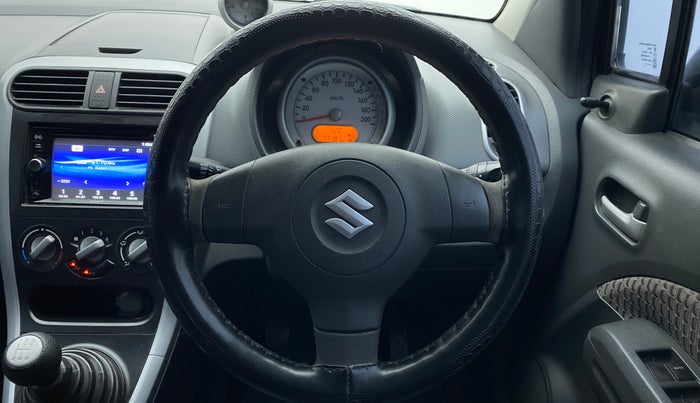 2014 Maruti Ritz VXI, Petrol, Manual, 77,190 km, Steering Wheel Close Up