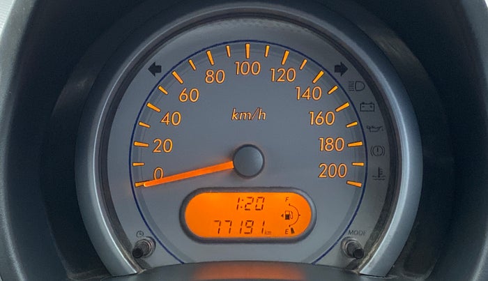 2014 Maruti Ritz VXI, Petrol, Manual, 77,190 km, Odometer Image