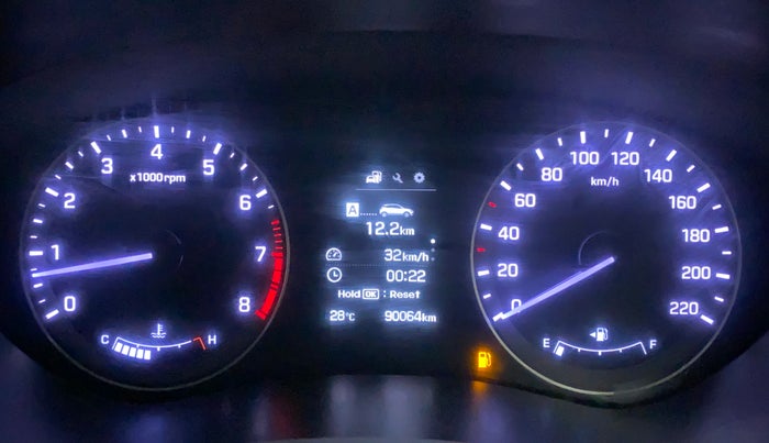 2016 Hyundai Elite i20 ASTA 1.2 (O), Petrol, Manual, 90,064 km, Odometer Image