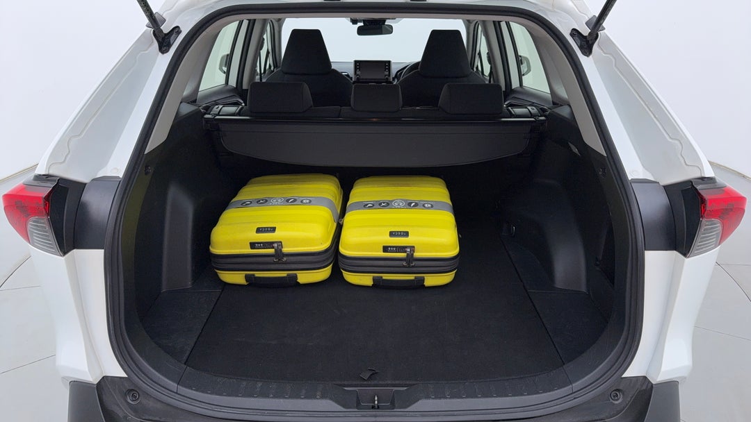 Boot Inside View with Luggage
