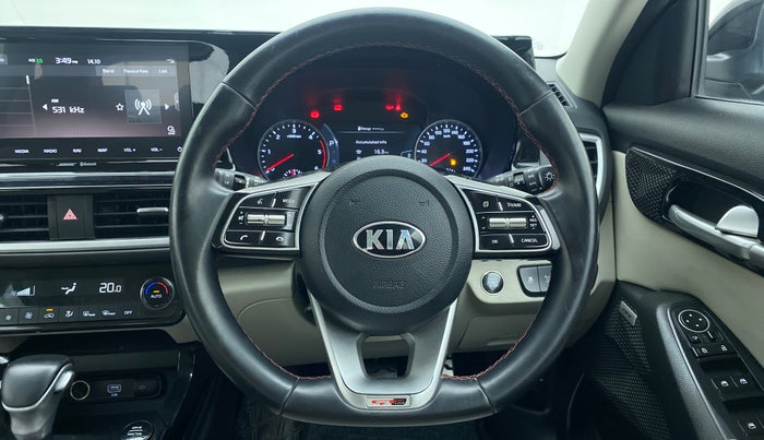 2020 KIA SELTOS 1.5 GTX+ AT, Diesel, Automatic, 74,943 km, Steering Wheel Close Up
