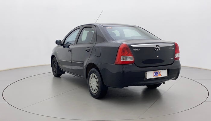 2011 Toyota Etios G, Petrol, Manual, 62,380 km, Left Back Diagonal