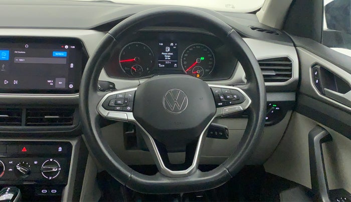 2022 Volkswagen TAIGUN HIGHLINE 1.0 TSI AT, Petrol, Automatic, 12,579 km, Steering Wheel Close Up