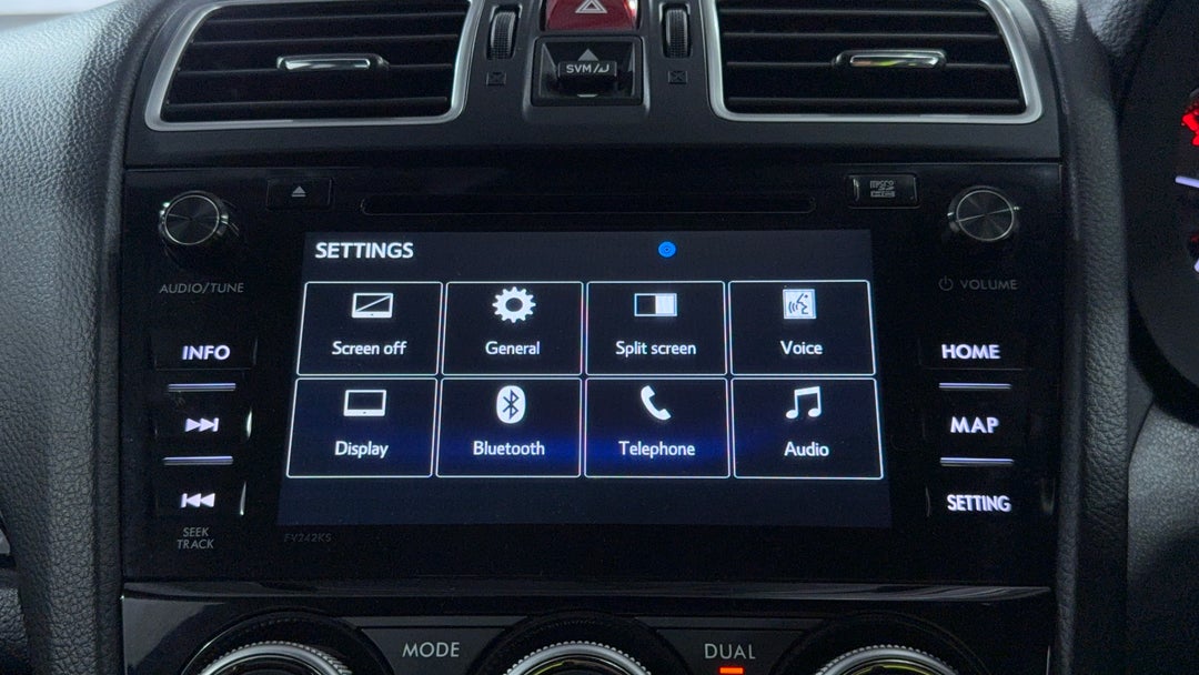 2016 Subaru WRX Premium (AWD), Manual, 137246 km, Infotainment System