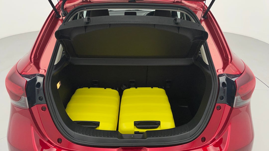Boot Inside View with Luggage