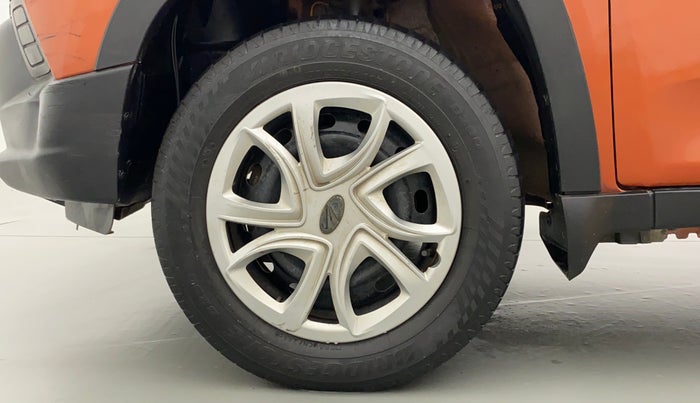 2016 Mahindra Kuv100 K4 6 STR, Petrol, Manual, 35,490 km, Left Front Wheel