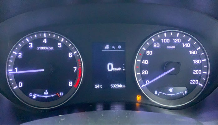 2017 Hyundai Elite i20 ASTA 1.2 (O), Petrol, Manual, 50,636 km, Odometer Image