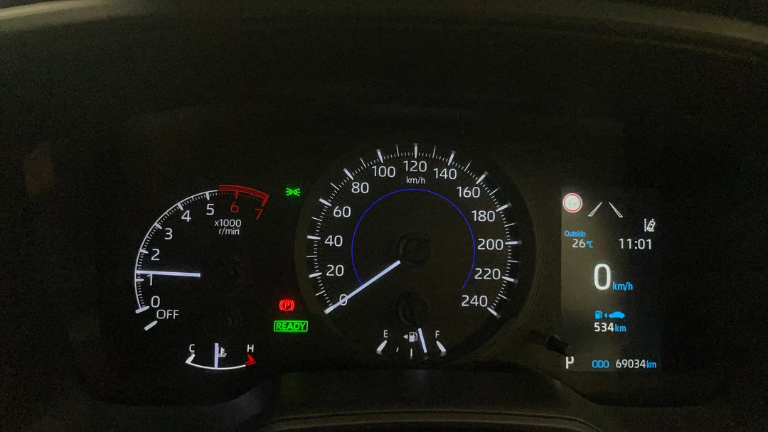 2019 Toyota Corolla Ascent Sport Hybrid, Automatic, 69034 km, Odometer View