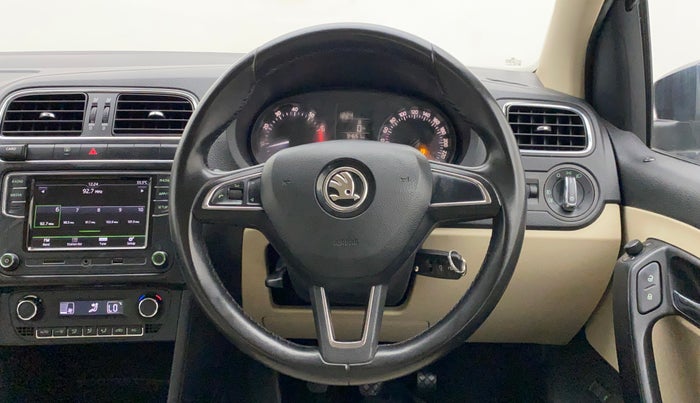 2018 Skoda Rapid 1.6 MPI STYLE PLUS MT, Petrol, Manual, 94,651 km, Steering Wheel Close Up