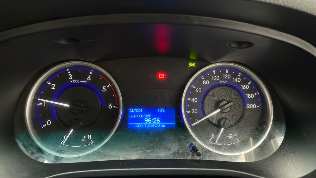 2016 Toyota Hilux Sr (4x4), Manual, 125408 km, Odometer View
