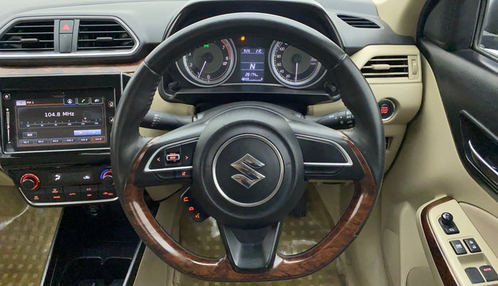 2018 Maruti Dzire ZXI Plus AMT, Petrol, Automatic, 28,319 km, Steering Wheel Close Up
