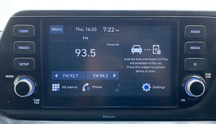 2020 Hyundai NEW I20 SPORTZ 1.2 AT, Petrol, Automatic, 76,360 km, Infotainment System