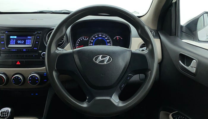 2014 Hyundai Grand i10 SPORTZ 1.2 KAPPA VTVT, Petrol, Manual, 47,072 km, Steering Wheel Close Up