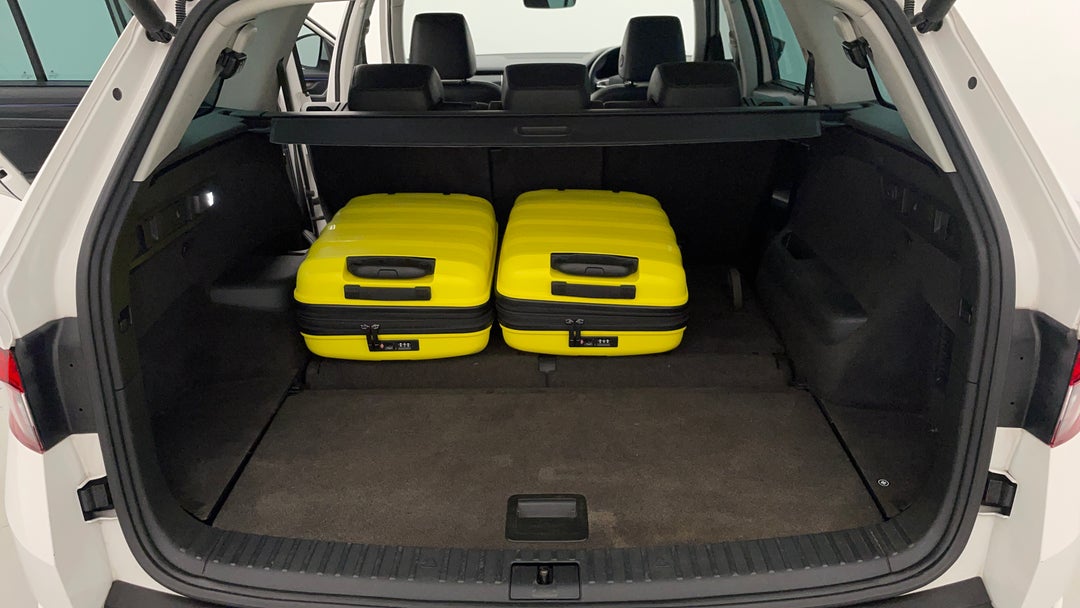 Boot Inside View with Luggage