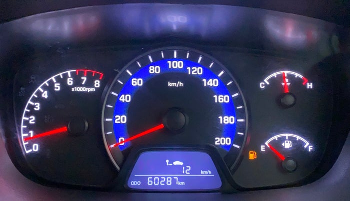 2018 Hyundai Xcent SX 1.2, Petrol, Manual, 60,287 km, Odometer Image