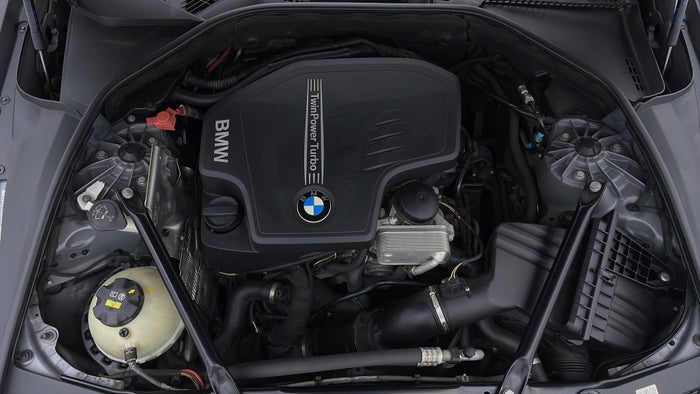 BMW 520I-Engine Bonet View