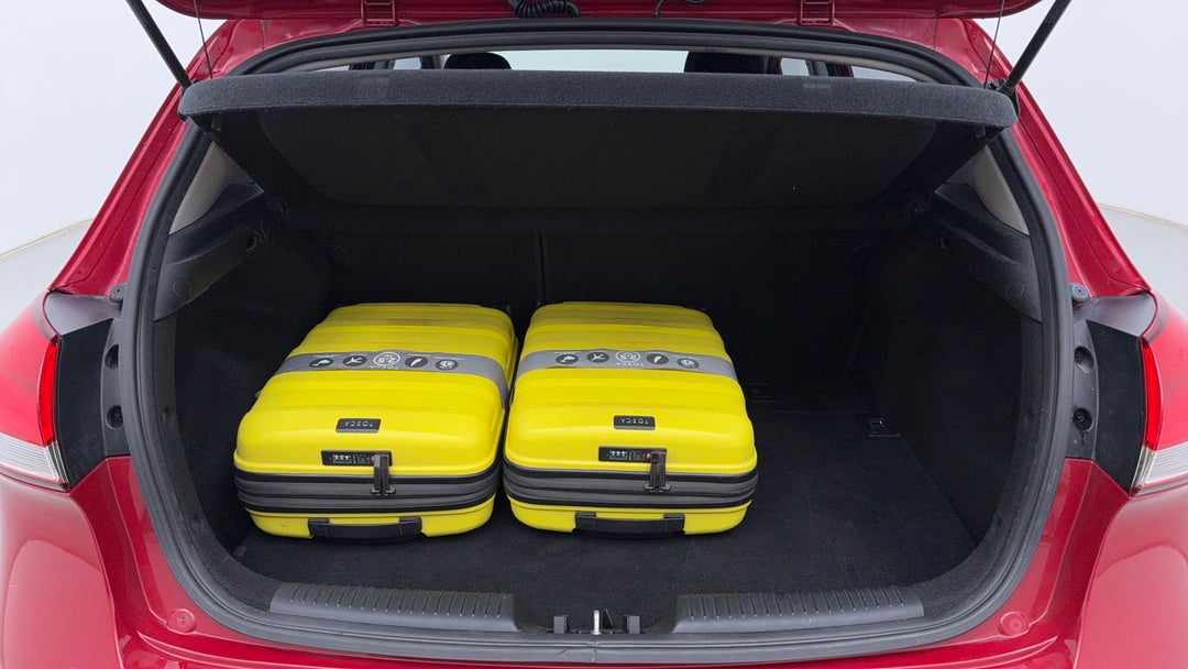 Boot Inside View with Luggage