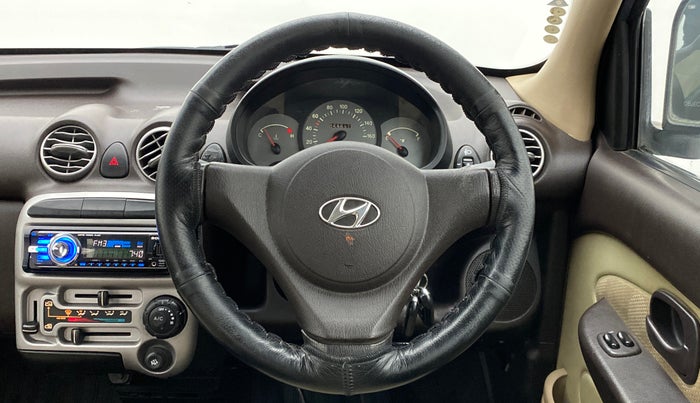 2011 Hyundai Santro Xing GL PLUS, Petrol, Manual, 59,672 km, Steering Wheel Close Up