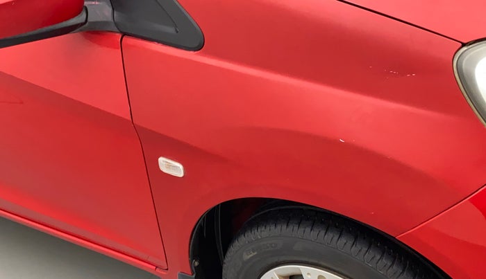 2012 Honda Brio S(O) MT, Petrol, Manual, 69,079 km, Right fender - Paint has minor damage