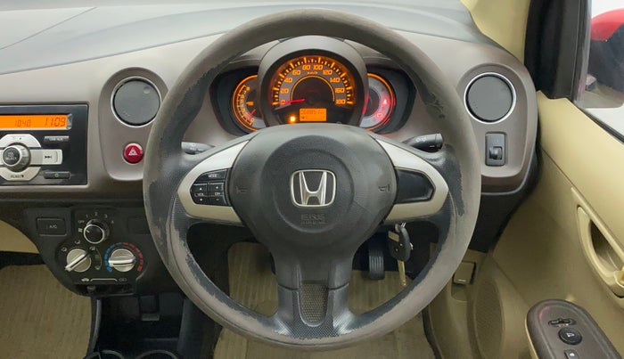 2012 Honda Brio S(O) MT, Petrol, Manual, 69,079 km, Steering Wheel Close Up