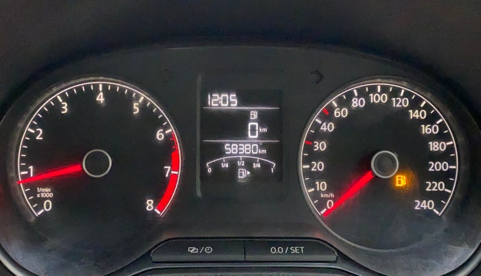2016 Volkswagen Polo HIGHLINE1.2L, Petrol, Manual, 58,380 km, Odometer Image
