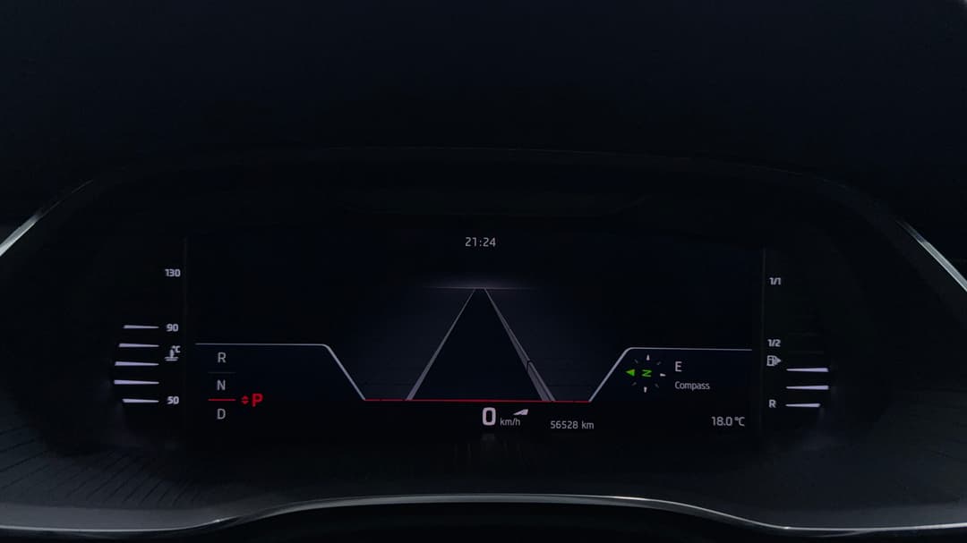 2022 SKODA Octavia Rs 180tsi, Automatic, 56528 km, Odometer View