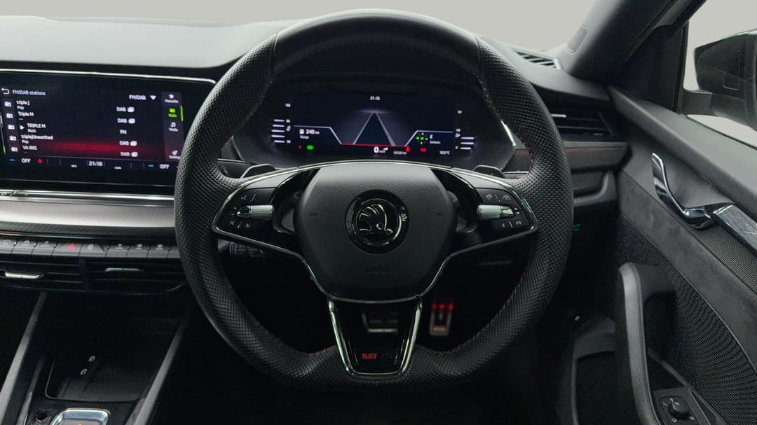 2022 SKODA Octavia Rs 180tsi, Automatic, 56528 km, Steering Wheel Close-up