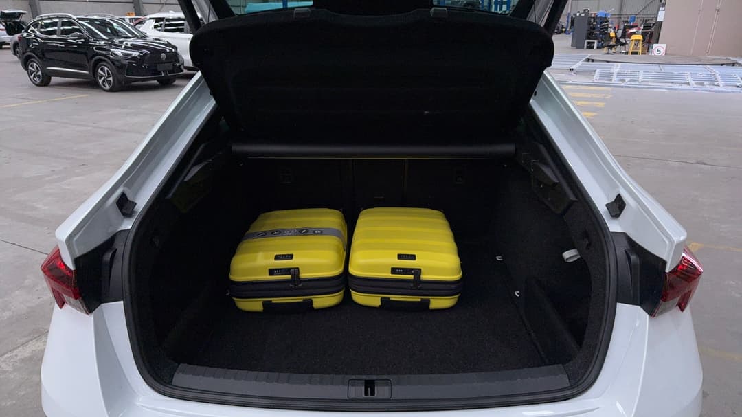 2022 SKODA Octavia Rs 180tsi, Automatic, 56528 km, Boot Inside View with Luggage