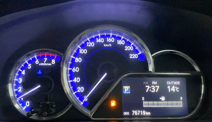 2018 Toyota YARIS G CVT, Petrol, Automatic, 76,719 km, Odometer Image