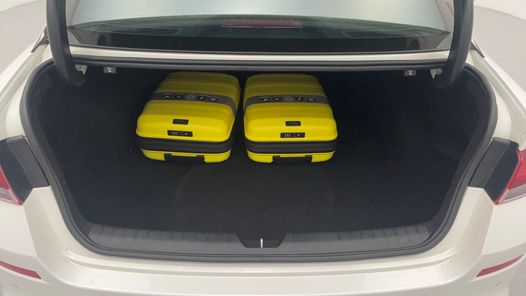 2018 Kia Optima Gt Nav (black Leather), Automatic, 85745 km, Boot Inside View with Luggage