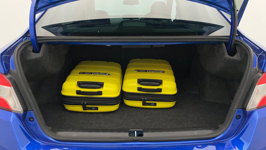 Boot Inside View with Luggage