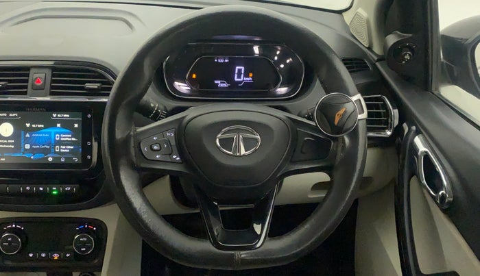 2022 Tata TIGOR XZ PLUS CNG, CNG, Manual, 24,490 km, Steering Wheel Close Up