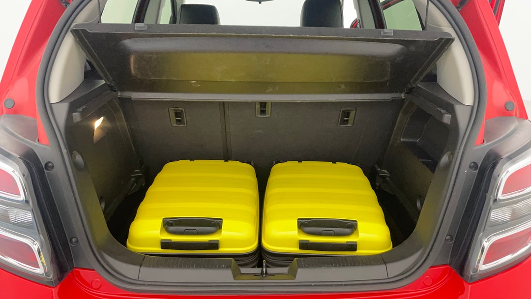 Boot Inside View with Luggage