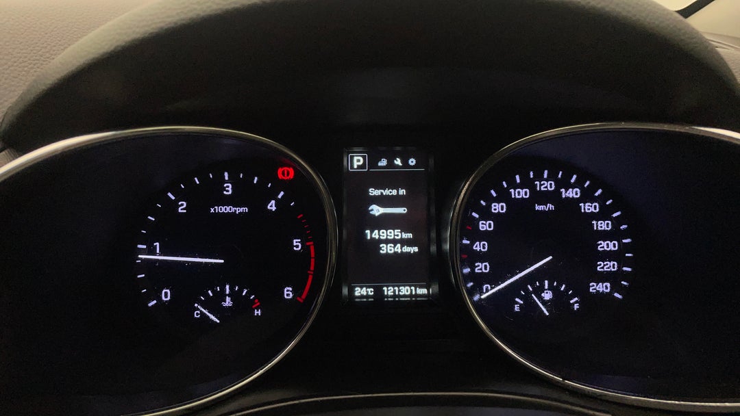 2016 Hyundai Santa Fe Elite Crdi (4x4), Automatic, 121301 km, Odometer View