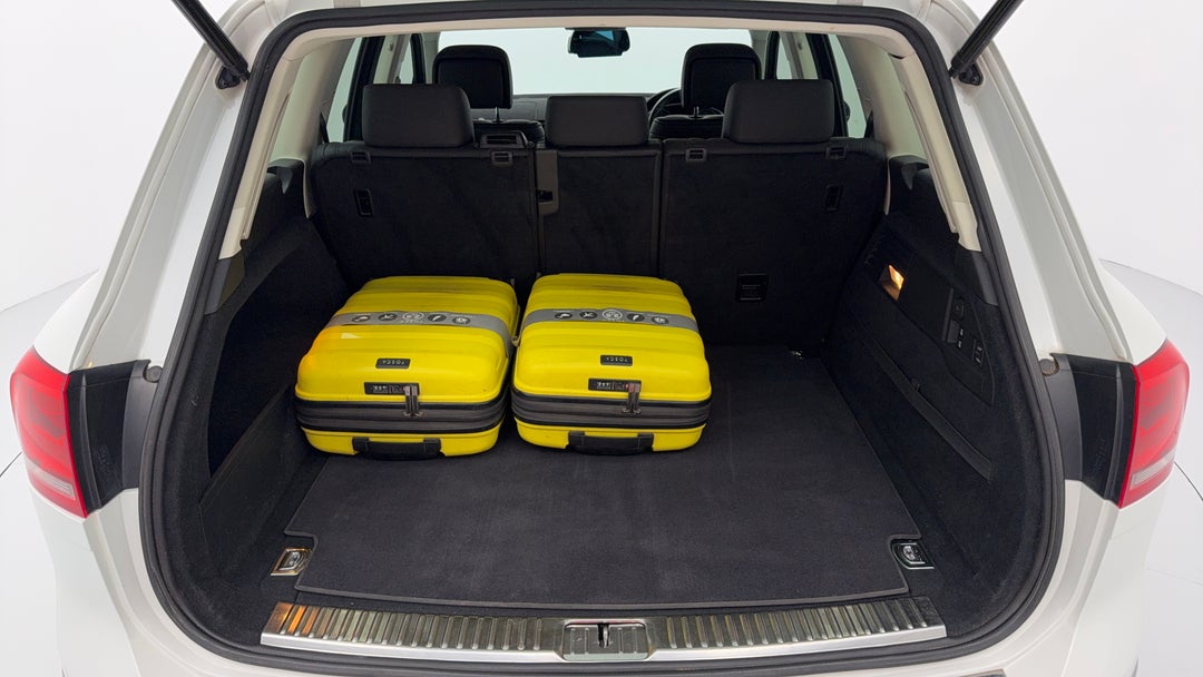 Boot Inside View with Luggage