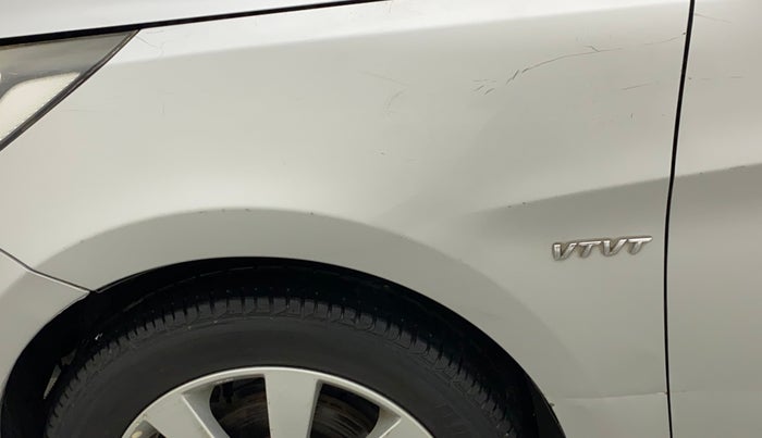 2013 Hyundai Verna FLUIDIC 1.6 VTVT SX, Petrol, Manual, 45,636 km, Left fender - Slightly dented